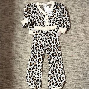 Kids Leopard Print Matching Set
